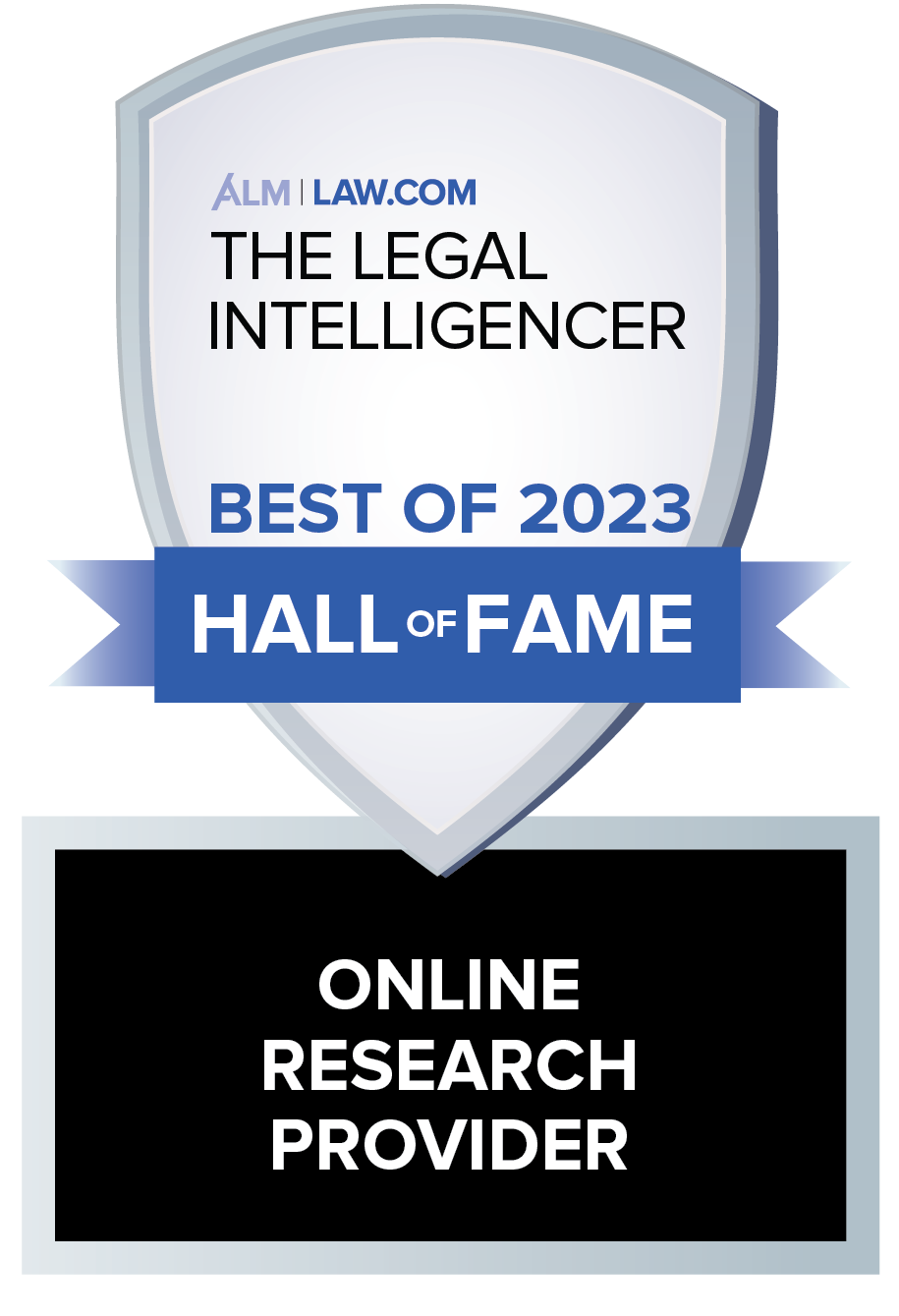 The Legal Intelligencer Best of 2023: WINNER - Best Legal Research Service